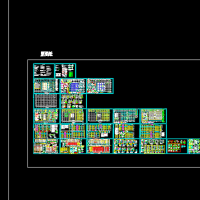 两层钢结构粮食装卸车间建筑及结构全套图(钻孔灌注桩)